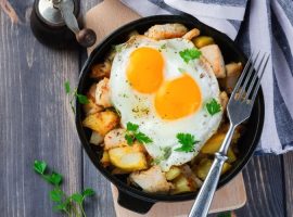 smoked haddock and potato hash