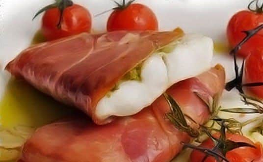 Hake Fillets Wrapped In Parma Ham