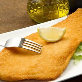 plaice-breaded