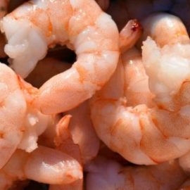 prawns cooked/peeled/tail off 500g