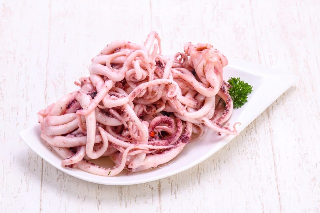 Squid Tentacles 1kg - Frozen Fish Direct