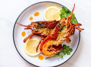 grilled lobster steak