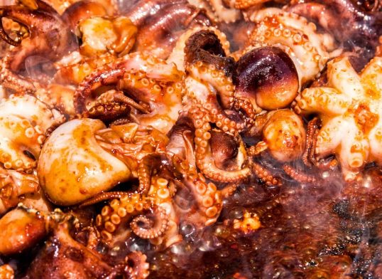 Spicey Grilled Octopus