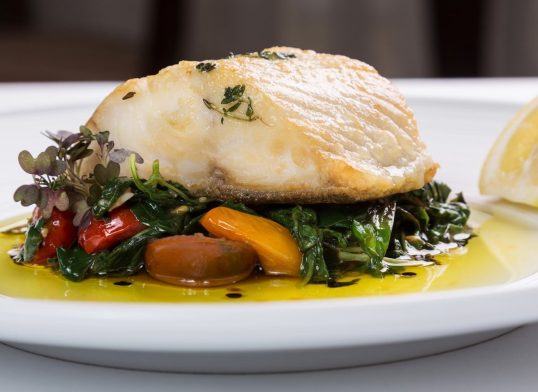 Fish filet with vegetables