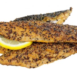 Lime chilli and coriander smoked mackerel fillets 1kg