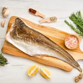 haddock fillet skin on 1kg custom