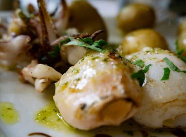 cuttlefish and potato salad