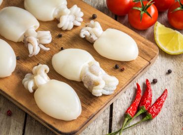 cuttlefish and red peppers