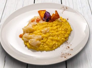 cuttlefish with saffron rice