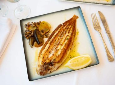 grilled sole with lemon and herbs