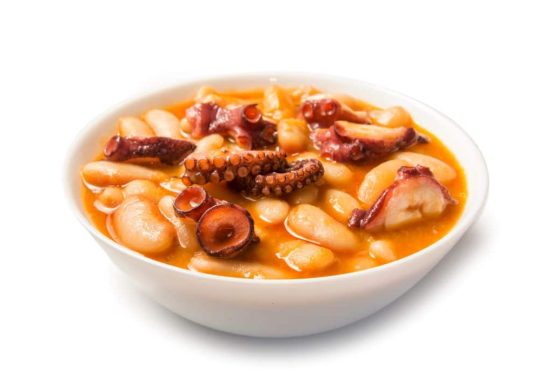 octopus and white bean stew