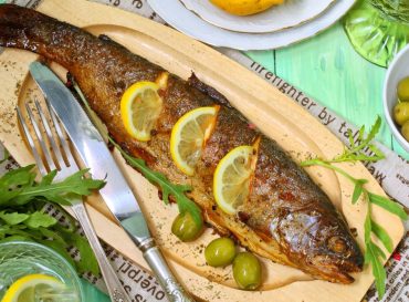 baked trout with herbs