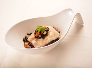 barramundi with black bean sauce