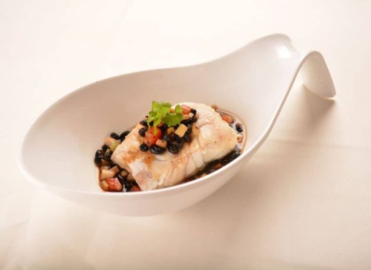 barramundi with black bean sauce