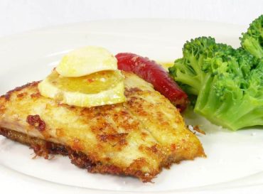 barramundi with garlic and parsley