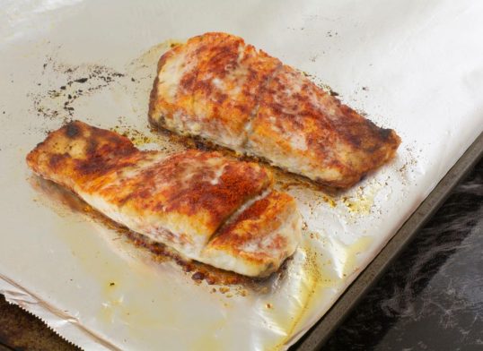 barramundi with ginger and soy