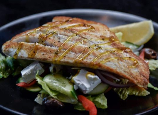 barramundi with lemon and capers