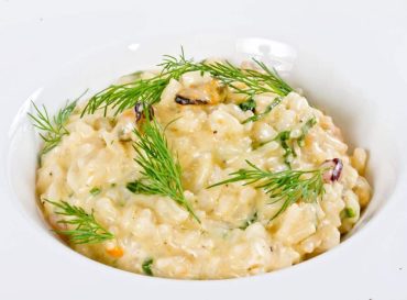 clam risotto