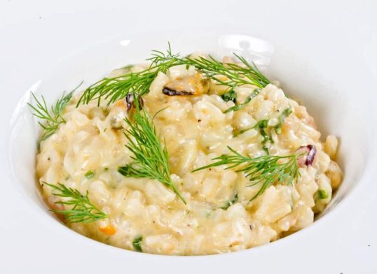 clam risotto