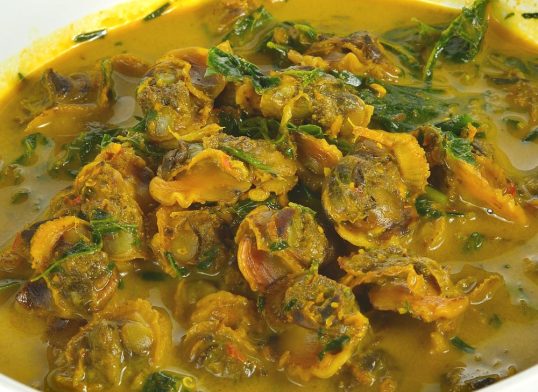 cockles in coconut curry