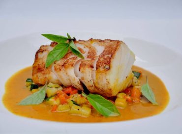 cod with coconut curry