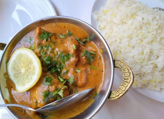 coley and spinach curry