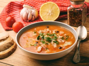 coley and tomato soup