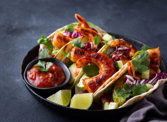 crayfish tacos