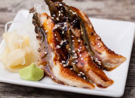 eel sashimi