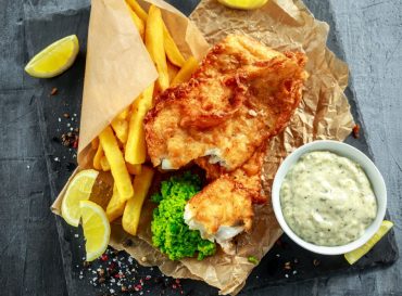 fried cod with tartar sauce
