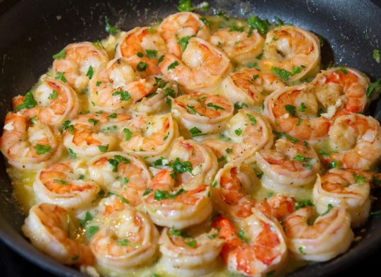 garlic butter scampi