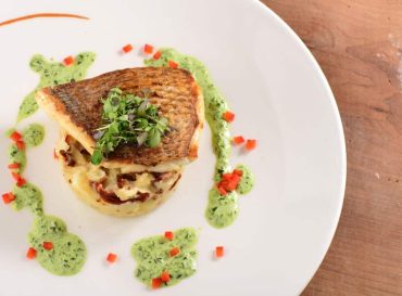 grilled mullet with avocado mango salsa