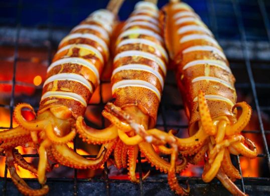 grilled squid