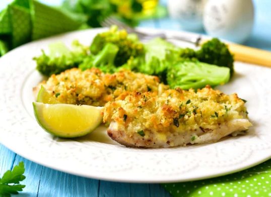hake and broccoli bake