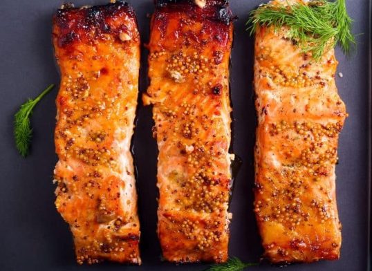 honey mustard salmon