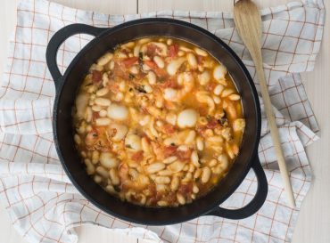 squid and bean stew