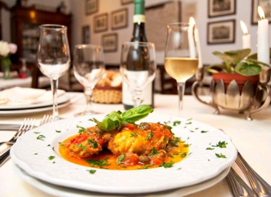 monkfish with chorizo and tomatoes