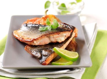 pan fried trout with bacon