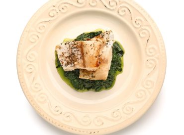 perch with pesto caper sauce