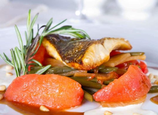 perch with tomato basil sauce