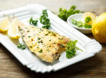 plaice with lemon and herb butter