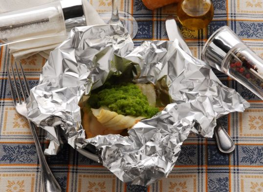 plaice with salsa verde