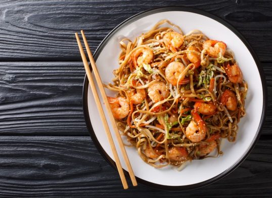 prawn fried noodles