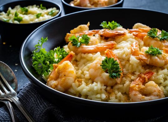 prawn risotto