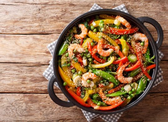 prawn stir fry