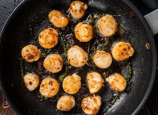 scallops with garlic butter sauce