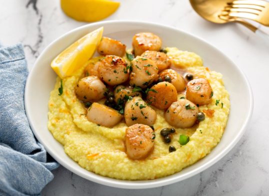 scallops with lemon caper sauce