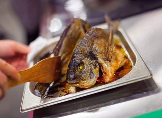 sea bream with ginger and soy sauce