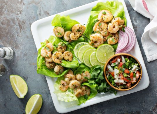 shrimp lettuce wraps