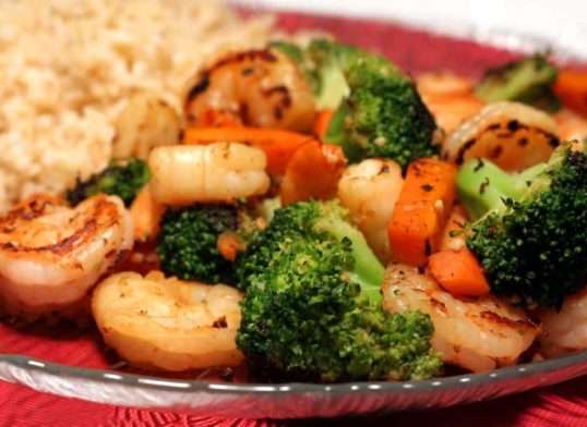 shrimp stir fry